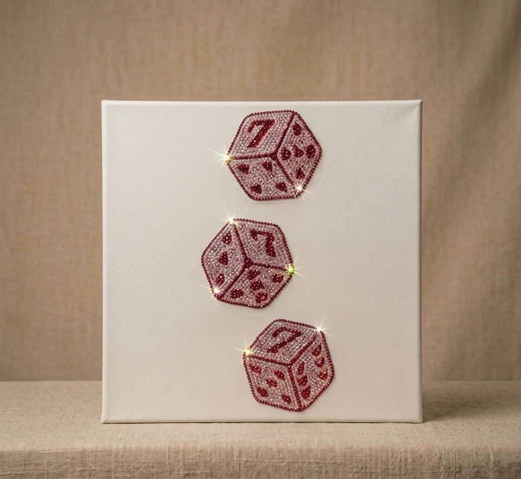 Haft Diamentowy Szczęśliwe Siódemki – Zestaw Diamond Painting